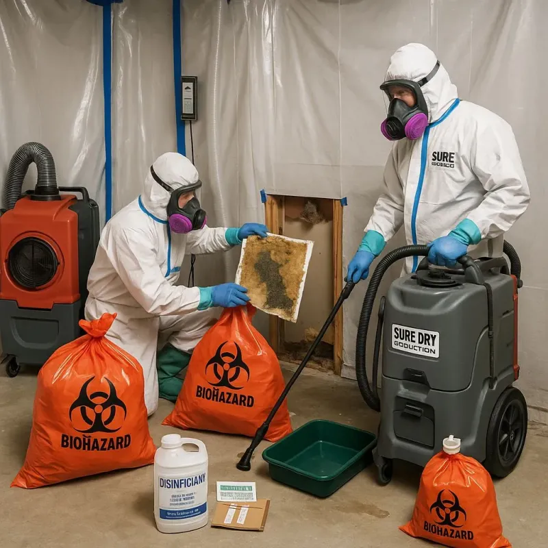 Contaminated Water Handling Protocols process in New Hampton, IA