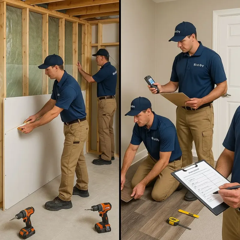 Repairs and Reconstruction process in New Hampton, IA